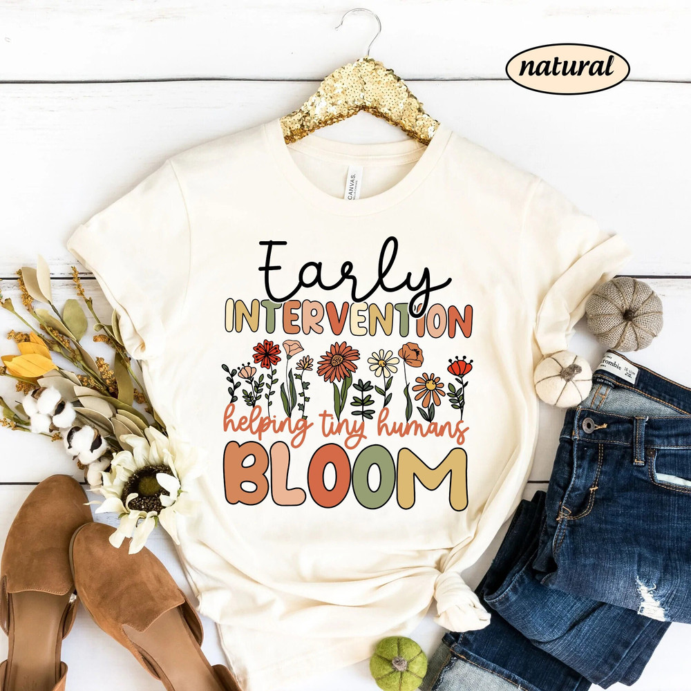Early Intervention Therapist Shirt, Early Intervention Specialist, Intervention Teacher, Response To Intervention RTI, Helping Tiny Humans - 1.jpg