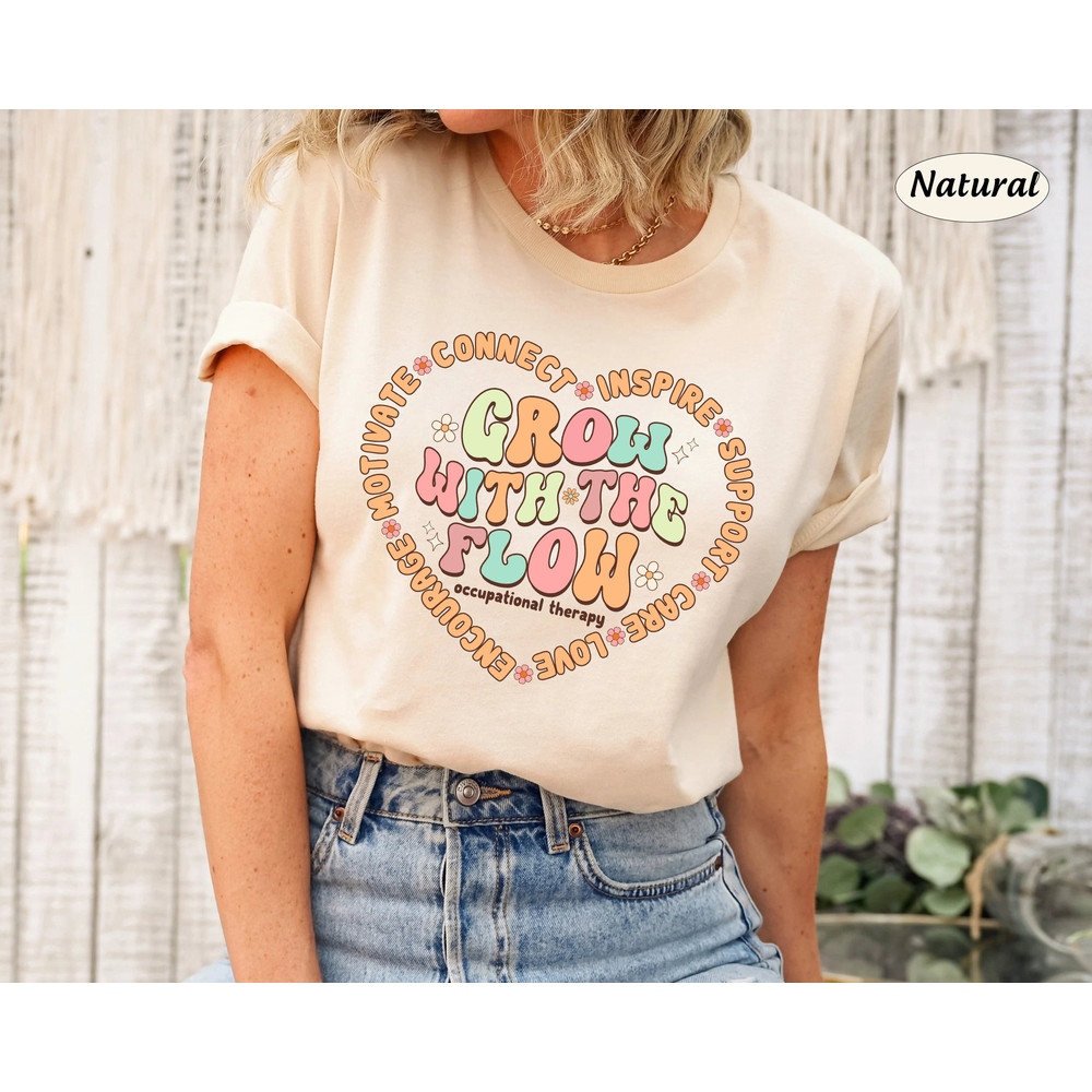 Occupational Therapist Shirt, Ot Shirt, Grow With The Flow, Occupational Therapy Sweatshirt, OTA COTA, Motor Promoter, Future Ot, New Ot - 2.jpg