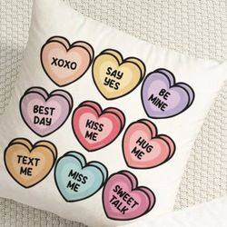 candy heart valentine svg sublimation