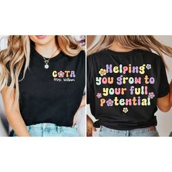 personalized cota shirt, certified occupational therapist assistant sweatshirt, occupational therapy, ot ota, occupation