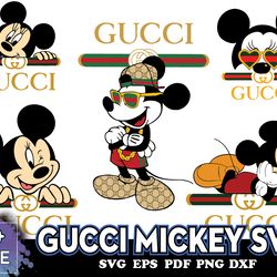 gucci mickey svg, gucci logo svg, disney mickey svg, logos svg