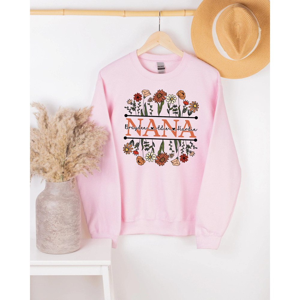 Personalized Wildflowers Mimi And Grandkids Sweatshirt, Grandma Autumn Sweatshirt Custom Kidname, Custom Grandma Sweatshirt With Grandkid - 6.jpg