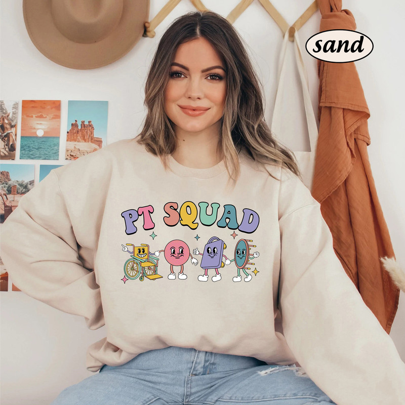 Physical Therapist Shirt, Physical Therapy Sweatshirt, Pediatric Physical Therapist, PTA DPT Shirt, PT Physical therapist Assistant Gift - 4.jpg