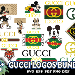 gucci logos bundle, trending svg, gucci svg, gucci boutique svg