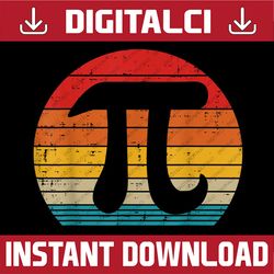 pi symbol sunset retro math pun geek teacher pi day, funny pi day, math 14th png sublimation