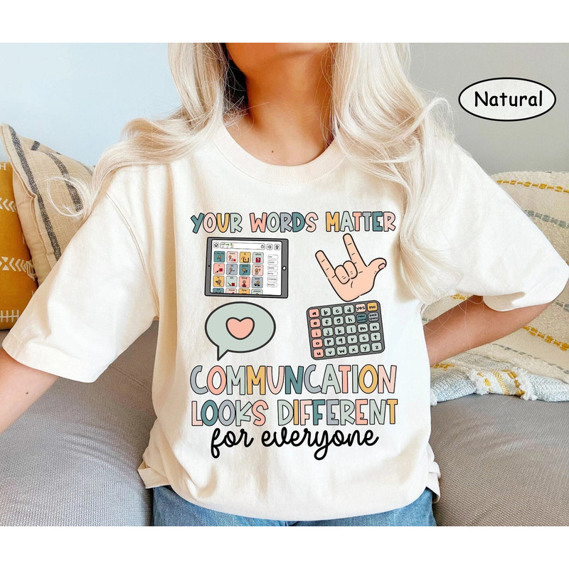 SLP Shirt, Communication Is Different Shirt, Speech Therapy, Speech Pathologist, Speech Pathologist Assistant, Slpa, Slp Appreciation Gift - 1.jpg