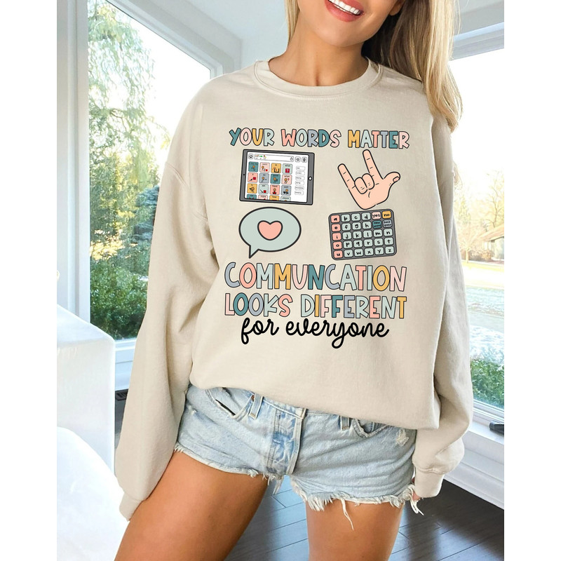 SLP Shirt, Communication Is Different Shirt, Speech Therapy, Speech Pathologist, Speech Pathologist Assistant, Slpa, Slp Appreciation Gift - 4.jpg