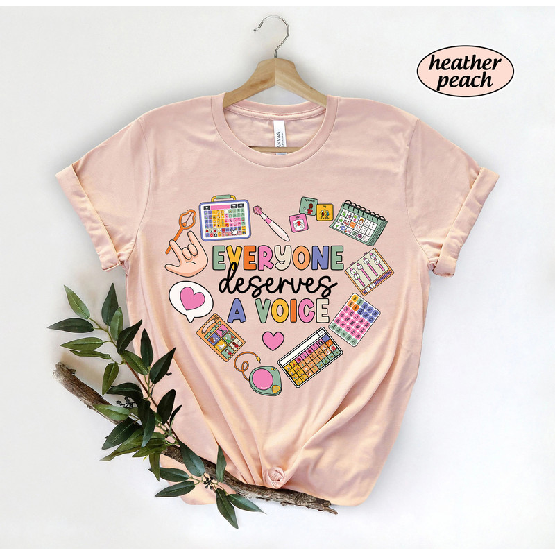 SLP Shirt, Everyone Deserves A Voice, Speech Pathologist, SLPA, Speech Therapy, SLP Graduation, New Slp, Speech Therapist, Speech Assistant - 4.jpg