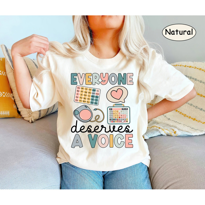 SLP Shirt, Everyone Deserves A Voice, Speech Pathologist, SLPA, Speech Therapy, SLP Graduation, New Slp, Speech Therapist, Speech Assistant - 2.jpg