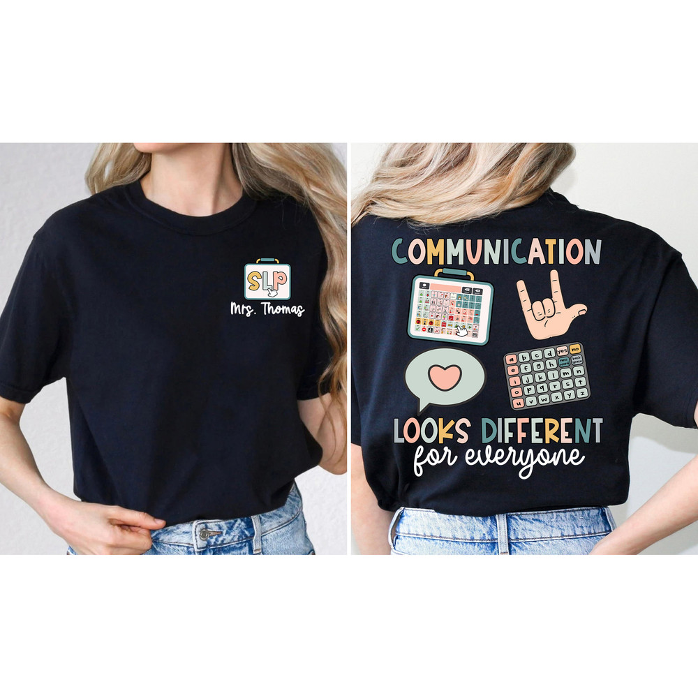 SLP Shirt, Personalized Speech Pathologist Shirt, Speech Assistant SLPA, Speech Language Pathologist Gift, Your Word Matter, SLP Sweatshirt - 2.jpg