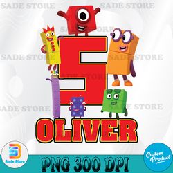 numberblocks png, digital printable design numberblocks birthday party png, you print custom kids birthday png
