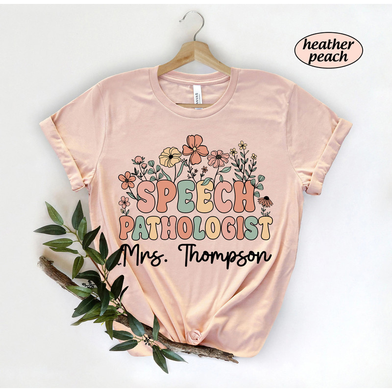 SLP Shirt, Speech Pathologist Custom Shirt, Personalized SLP Speech Therapist Sweatshirt, Speech Assistant SLPA, Speech Language Pathologist - 4.jpg