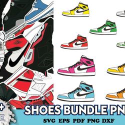 9 files shoes bundle png, brand logo svg, logo shoes