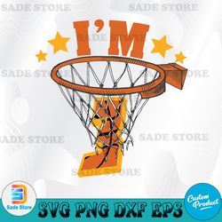7th Birthday Basketball I'm 7 Boys Kids 7th Birthday, Birthday Basketball Svg, Basketball Svg, Digital Download