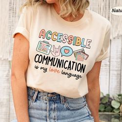 slp shirt, speech pathologist shirt, accessible communication, speech assistant slpa, language pathologist gift, slp gra