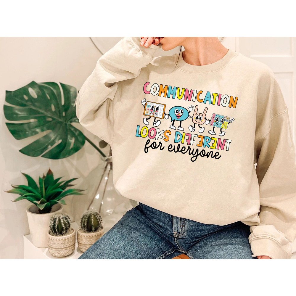 SLP Shirt, Speech Pathologist Shirt, Different Communication, Speech Therapist, Speech Therapy, Speech Assistant SLPA, SLP Sweatshirt Gift - 4.jpg