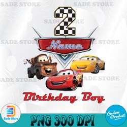 Cars Birthday Png, McQueen Birthday Png, Birthday Boy Png, Disney Cars Birthday, Lightning McQueen, Digital Download