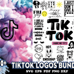 1100 tiktok logos bundle, trending svg, tiktok svg