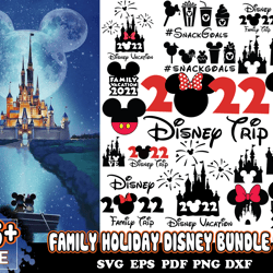 25 file family holiday bundle svg, disney svg, mouse svg, family holiday