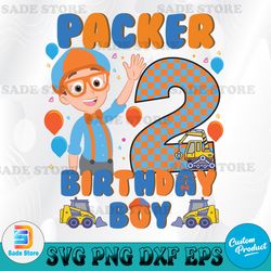 Personalized Blippi Theme Birthday Boy Svg, Blippi Svg, Blippi Birthday Svg, Custom Digital Download