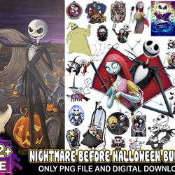 152 nightmare before halloween png bundle