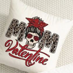 skull mom valentine svg png sublimation
