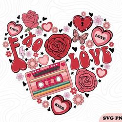 love valentine svg png sublimation