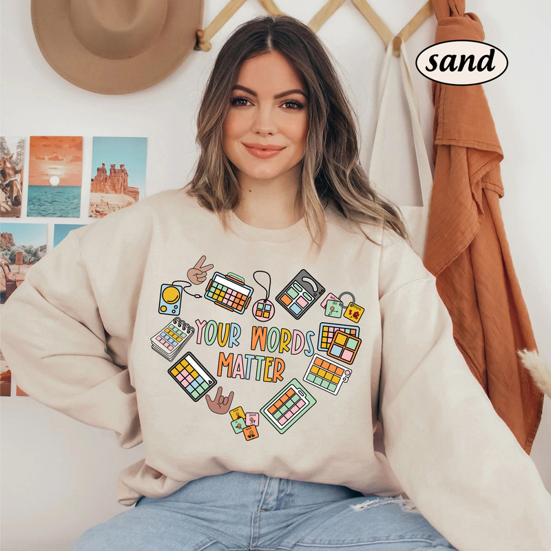 SLP Speech Pathologist Shirt, Your Words Matter, Speech Therapy, Speech Therapist Shirt, Audiologist Shirt, Audiology AAC SLPA Speechie - 4.jpg