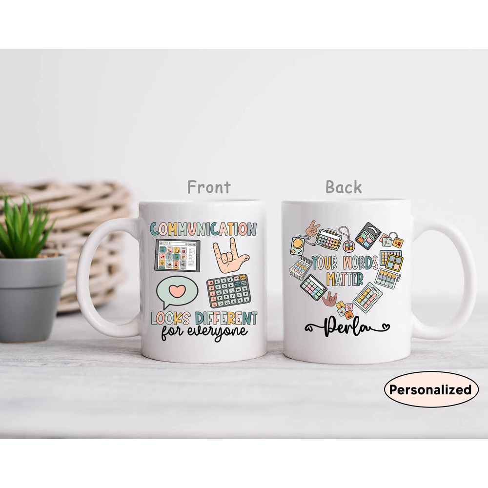 Speech Pathologist Mug Personalized Slp, Speech Therapy Gift SLP SLPA, Speech Therapist Cup Gift, Custom Mug Slp Appreciation, New Slp Gift - 3.jpg