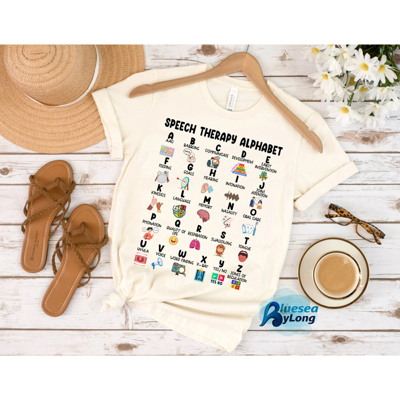 Speech Therapy Alphabet Shirt, ABC of Speech Therapist, SLP SLPA Shirt, Speech Pathologist Sweatshirt, Slp Shirt, Speech Appreciation Gift - 4.jpg