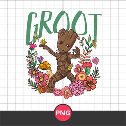 Groot Sunflower Png, Baby Groot Png, Avengers Png Digital File
