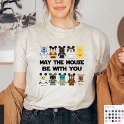 May The Mouse Be With You Shirt, Vintage Star Wars Shirt, Friends Shirt, Disney Star War Shirts , Disneyland Shirt