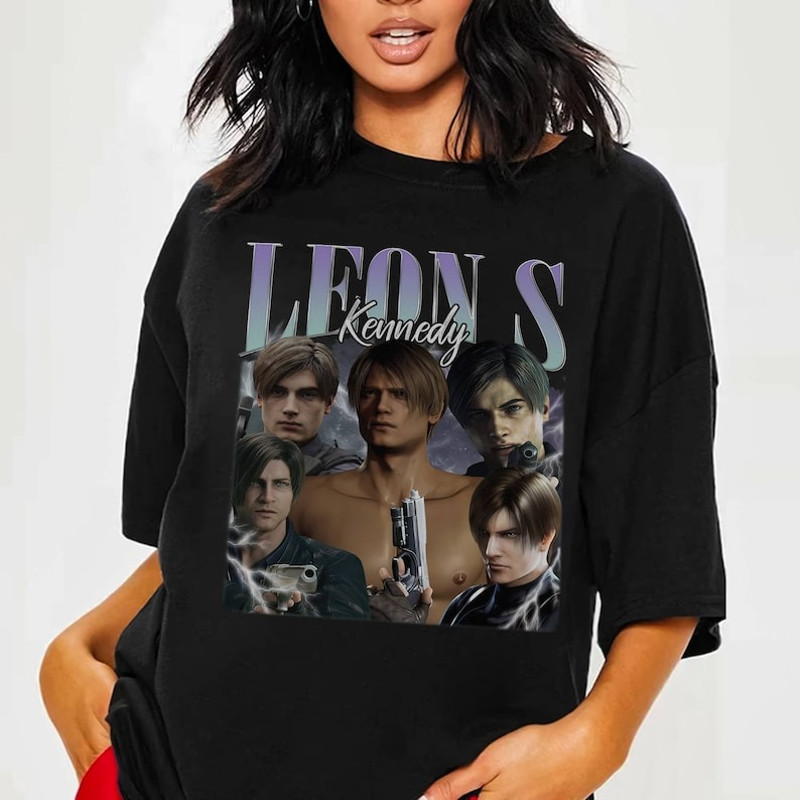Vintage Leon Kennedy Shirt, Resident Evil 4 Shirt, Leon Kennedy T-shirt for men women, Leon Kennedy Resident Evil 4 Tee