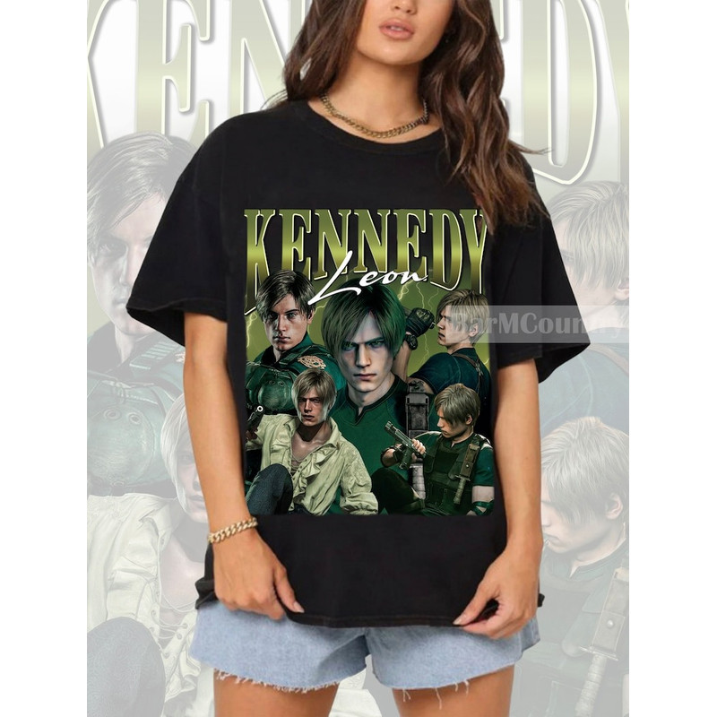 Vintage Leon Kennedy Shirt, Resident Evil 4 Shirt, Leon Kennedy T-shirt for men women, Leon Kennedy Resident Evil 4 Tee