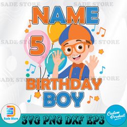 Personalized Birthday Boy Svg, Family Matching Svg, Family Birthday Party Svg, Custom Birthday Kids