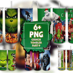 6 files bundle grinch tumbler png part 9, grinch bundle