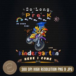 so long pre k kindergarten here graduate last day of school png file instant download, png high quality, png, digital