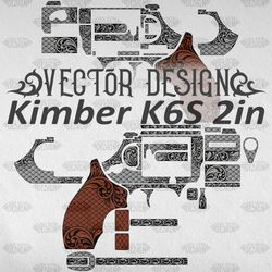 VECTOR DESIGN Kimber K6S 2in "Scrolls and snake scales"