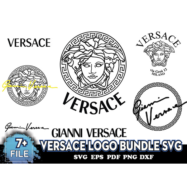 Versace Logo Bundle Svg, Brand Logo Svg, Versace Bundle Svg, - Inspire ...