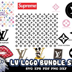 lv logo bundle svg, lv logo svg, lv pattern svg, lv vector, lv fashion