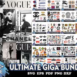 ltimate giga bundle, with 500k svg files, brand logo svg