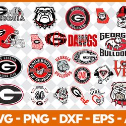 georgia bulldogs logo svg,bulldogs team svg,cricut cutting file,vector clipart,digital download