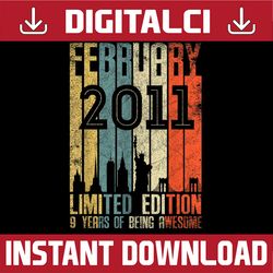 february 2011 9 years old 2011 birthday png