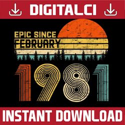 epic since february 1981 39th birthday 39 years old png