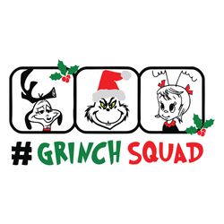 Grinch Squad, tshirt design, matching family, the Grinch, Max, Cindy Lou, adult, children, baby svg, silhouette svg fies