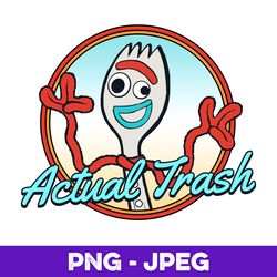 disney pixar toy story forky actual trash portrait v1