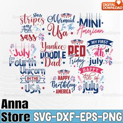 mermaid in the usa svg,4th of july svg bundle, july 4th svg, fourth of july svg, america svg, patriotic svg,retro 4th ju
