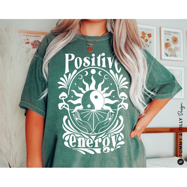 Positive Energy SVG PNG, Self Love Svg, Inspirational Svg, W - Inspire ...