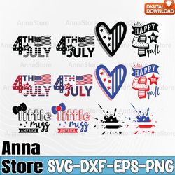 4th of july svg bundle, tittle miss america svg,july 4th svg, fourth of july svg, america svg, patriotic svg,retro 4th j