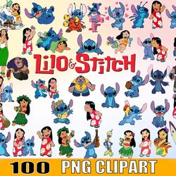 lilo and stitch bundle png, cricut disney png, disney bundle png cricut printable clipart